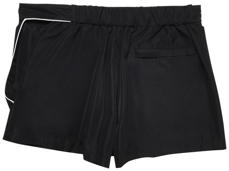 YProject Lazy Nylon Shorts Black