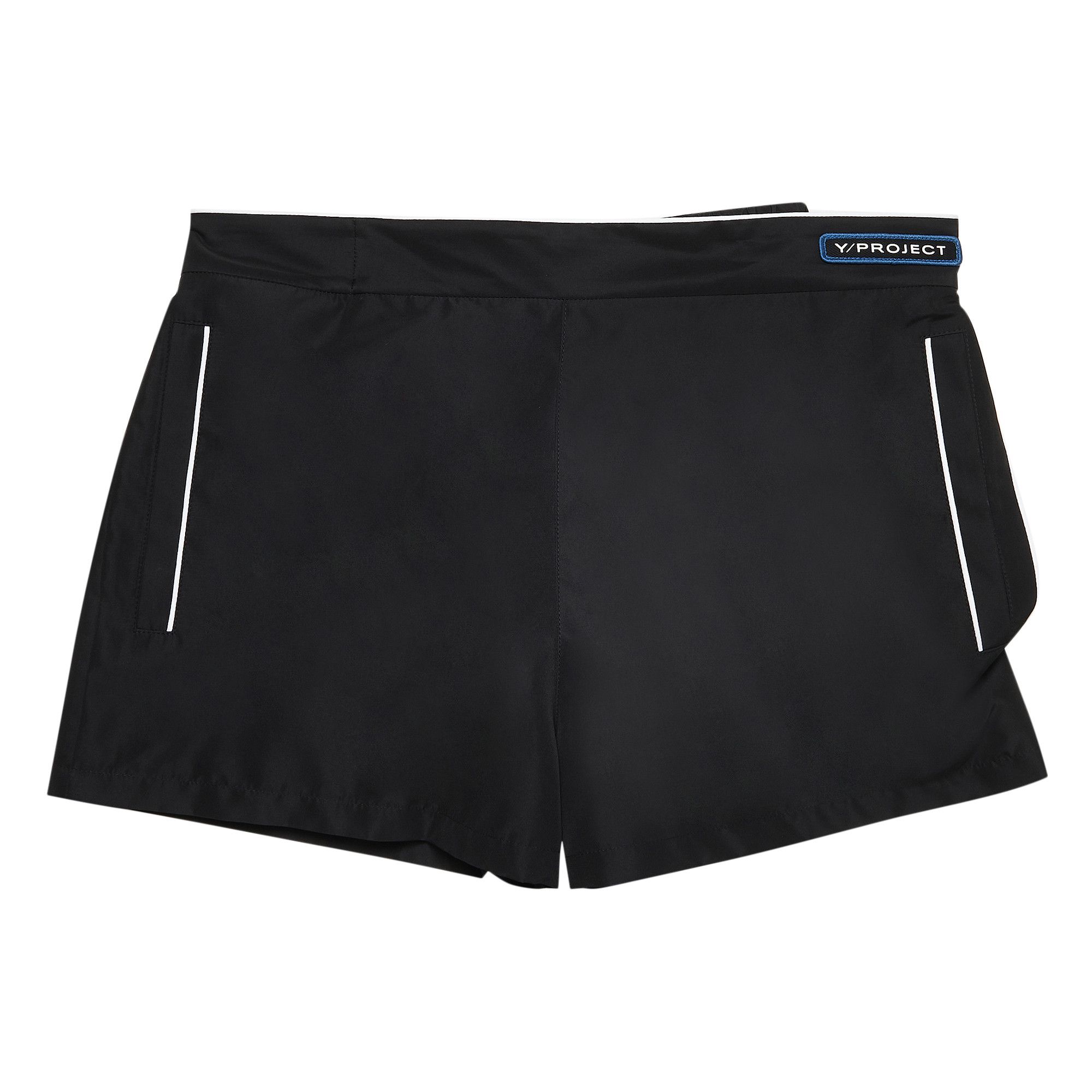 Buy Y Project Lazy Nylon Shorts Black PANT80 S22 BLACK GOAT MX