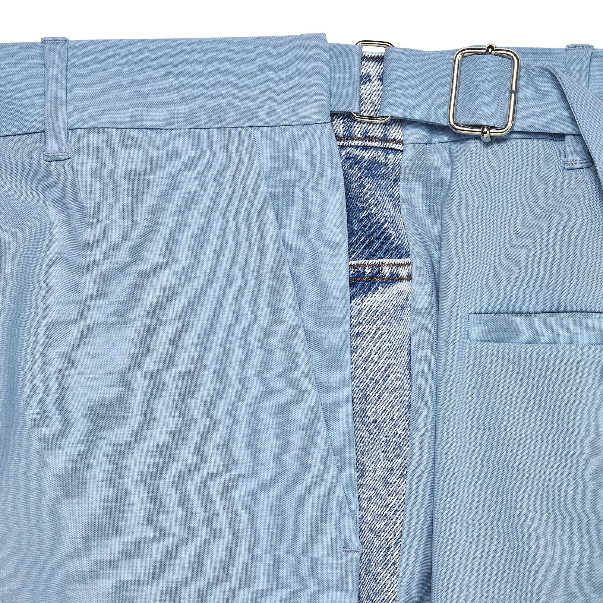 Buy Y/Project Lazy Trouser With Denim 'Blue' - PANT83 S22 F366 | GOAT