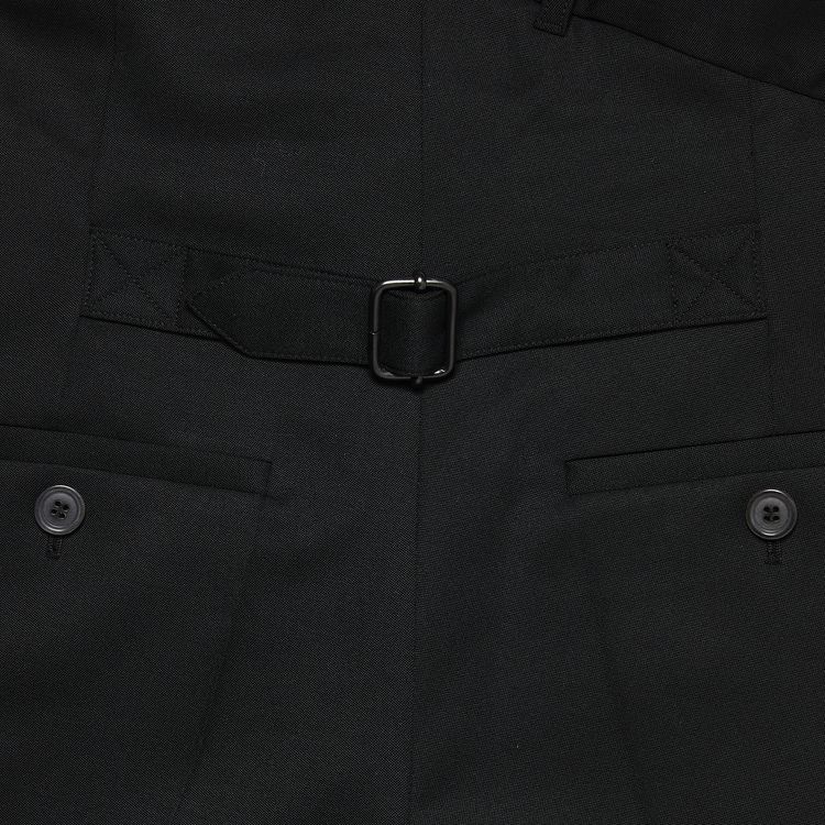 YProject Classic Asymmetric Waist Trousers Black