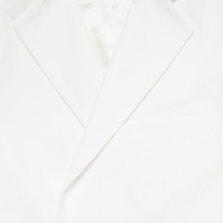 MM6 Maison Margiela Single Breasted Blazer Ivory