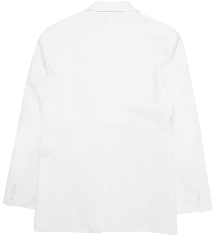 MM6 Maison Margiela Single Breasted Blazer Ivory
