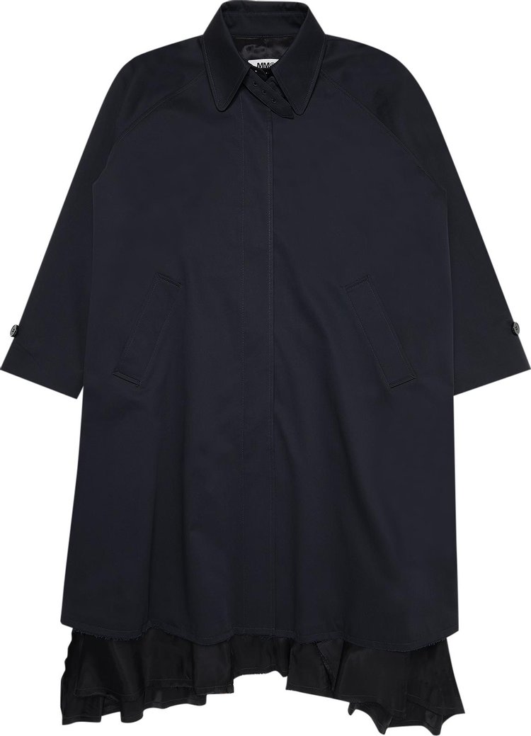 MM6 Maison Margiela Trench Coat With Extended Lining 'Navy'