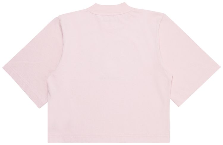 Palm Angels Palm Angels Bear Cropped Tee Almond BlossomBrown