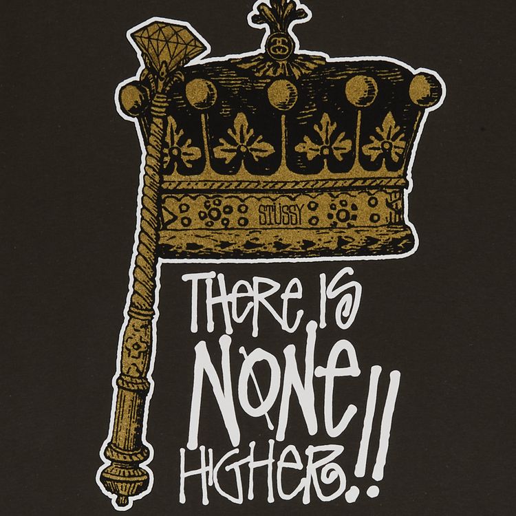 Stussy None Higher Tee Charcoal Heather