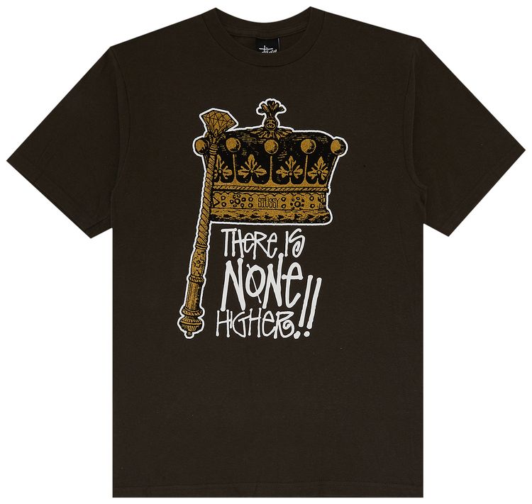 Stussy None Higher Tee Charcoal Heather