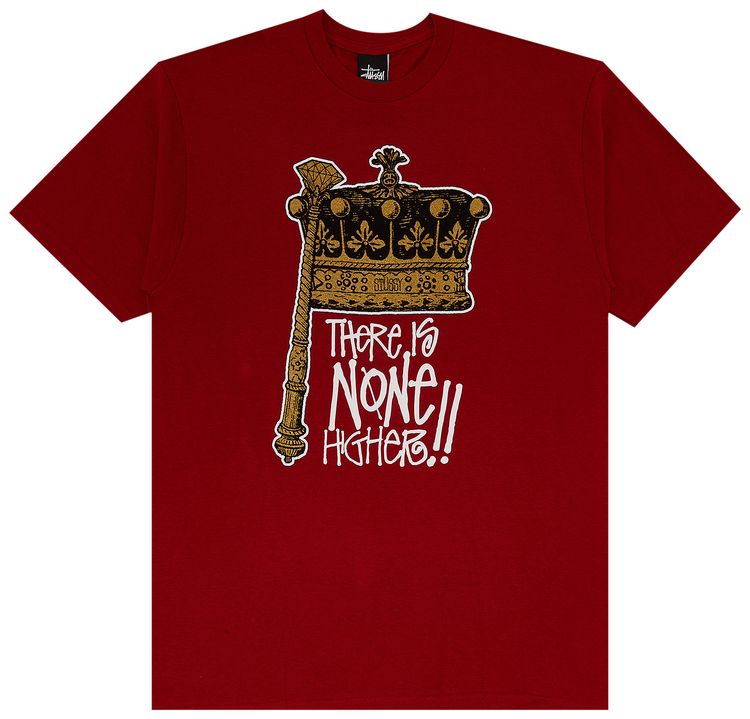 Stussy None Higher Tee Red