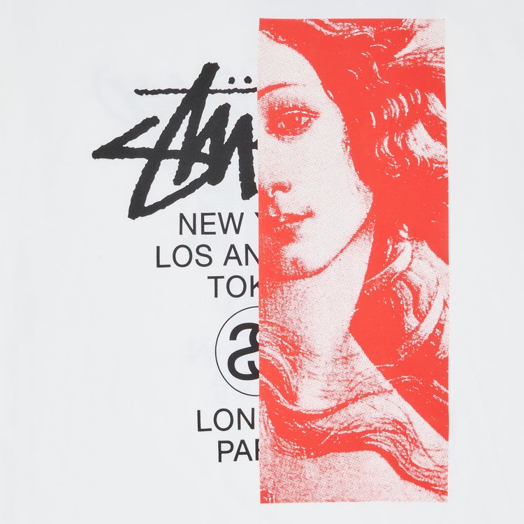 Stussy World Tour Venus Tee White