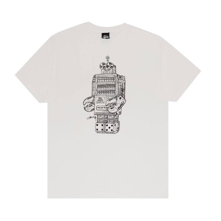 Stussy Natto Natto Intergalatic Tokyo Tee White