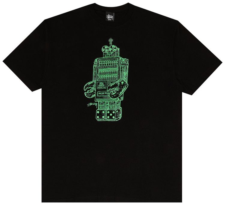 Stussy Natto Natto Intergalatic Tokyo Tee Black
