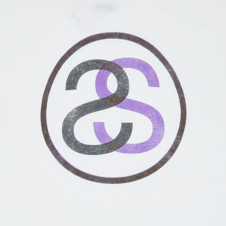 Stussy Link Overlay Tee White