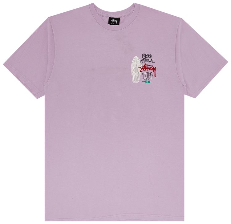 Stussy IST Mask Tee Light Purple