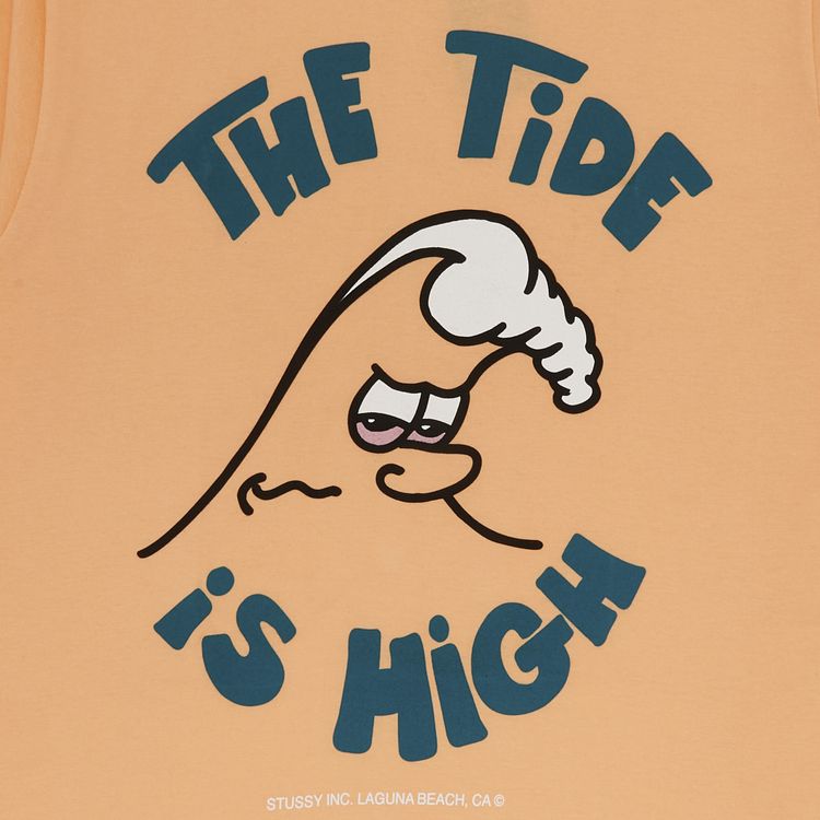Stussy High Tide Tee Peach