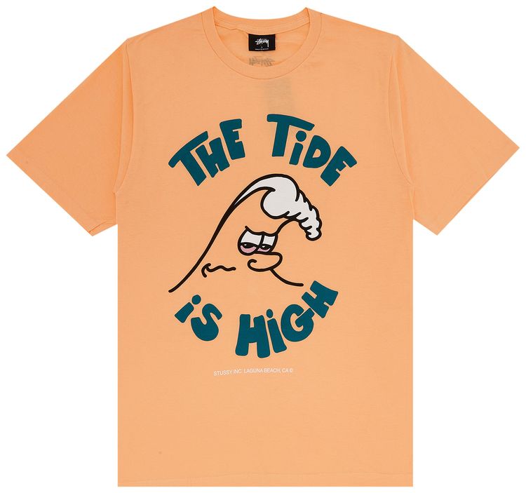 Stussy High Tide Tee Peach