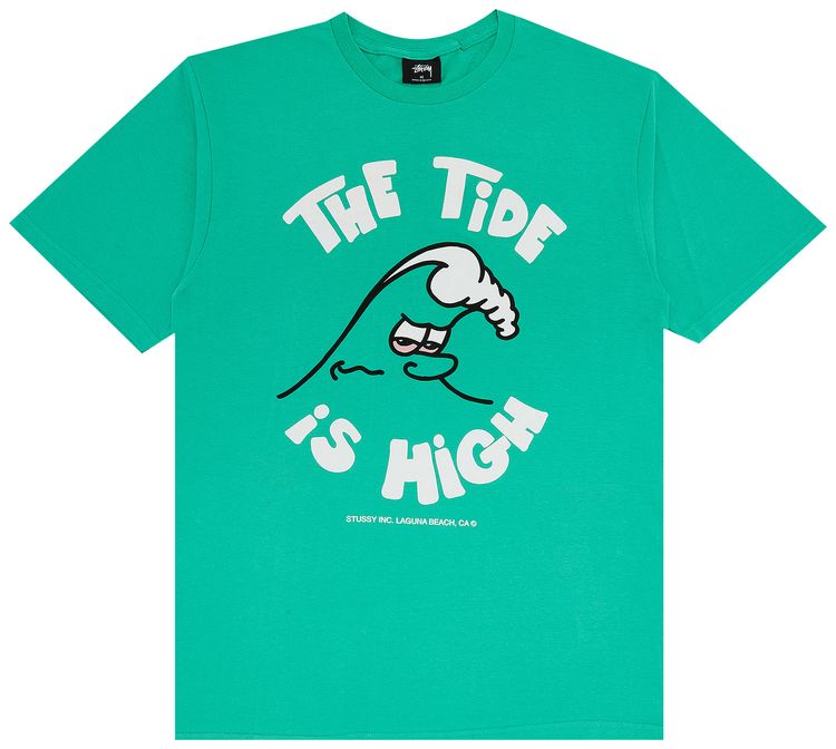 Stussy High Tide Tee Green