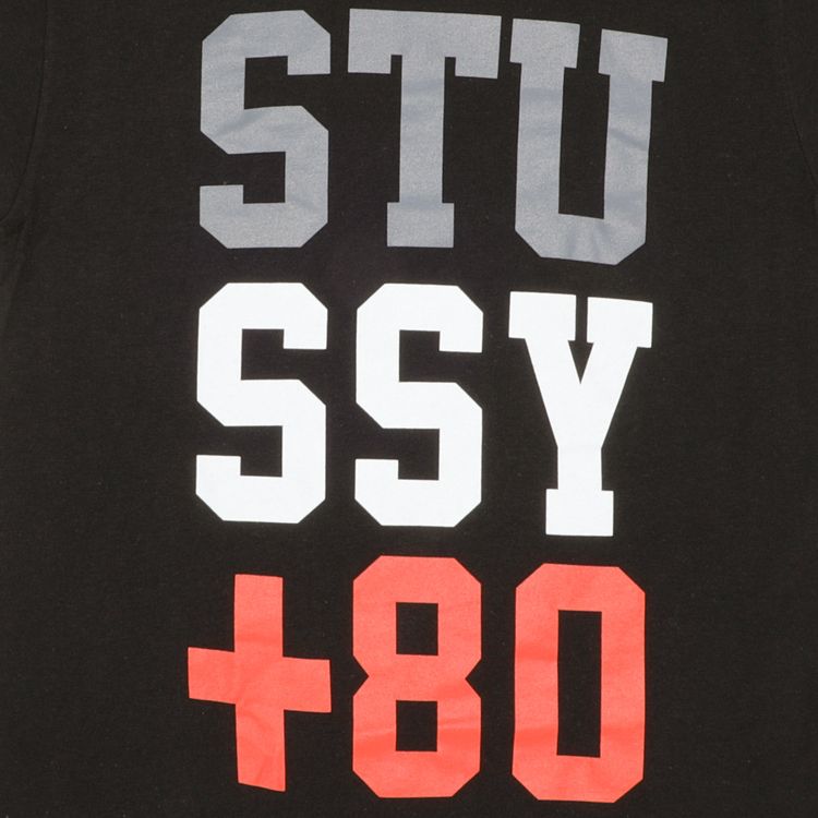 Stussy 80 Tee Black
