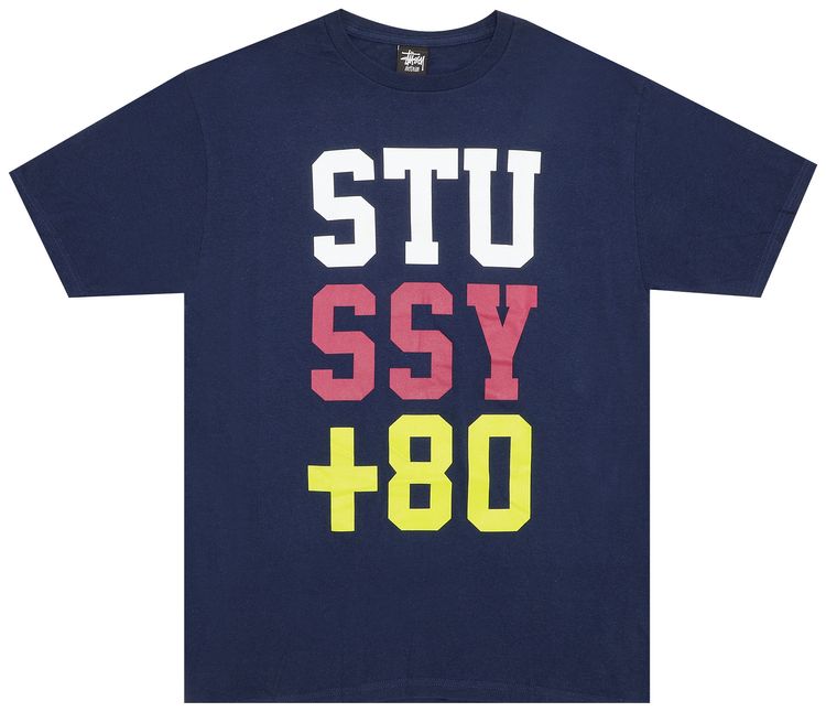 Stussy 80 Tee Navy