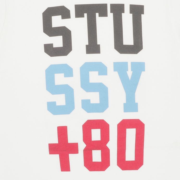 Stussy 80 Tee White