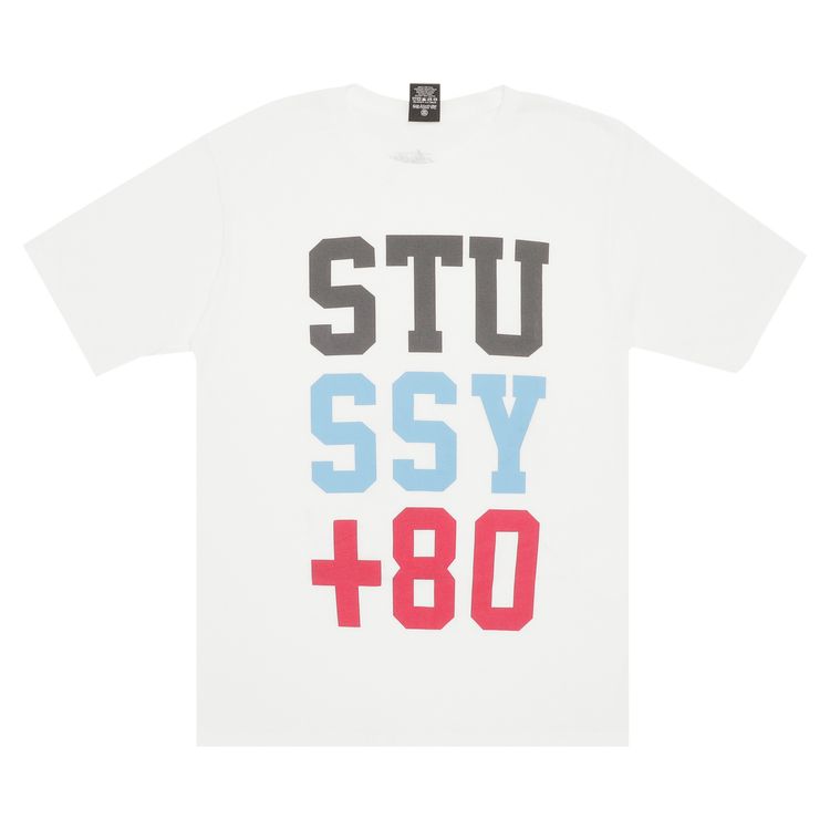 Stussy 80 Tee White