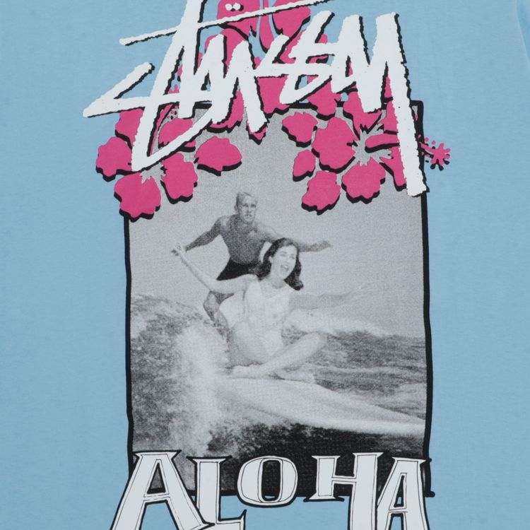 Stussy Gear Aloha Tee Light Blue