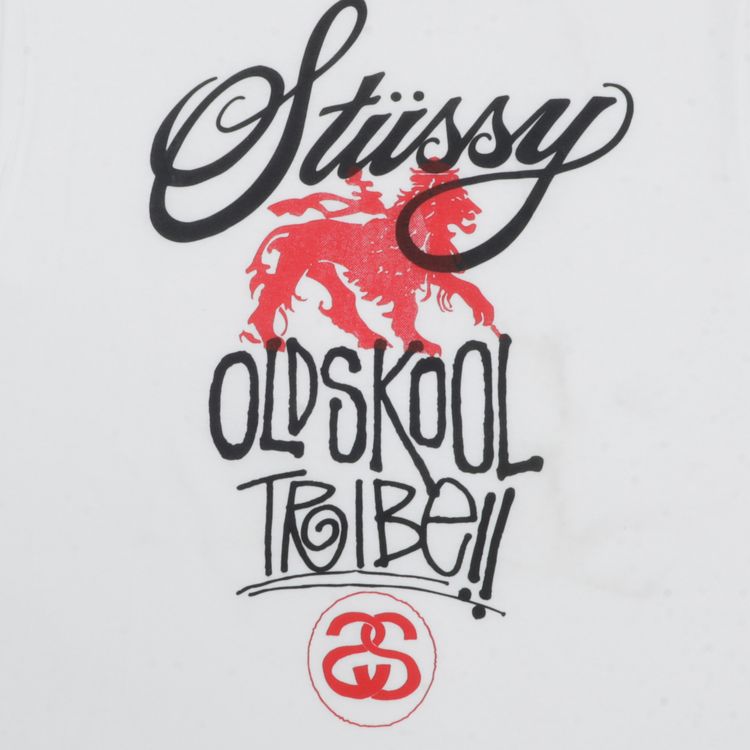 Stussy Old Skool Tribe Tee White