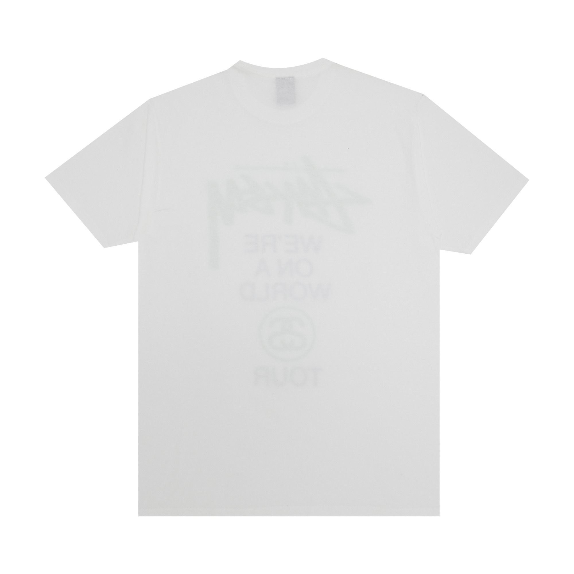 Buy Stussy We're On A World Tour Tee 'White' - 0535 Buy Stussy We're On A World Tour Tee 'White' - 0535