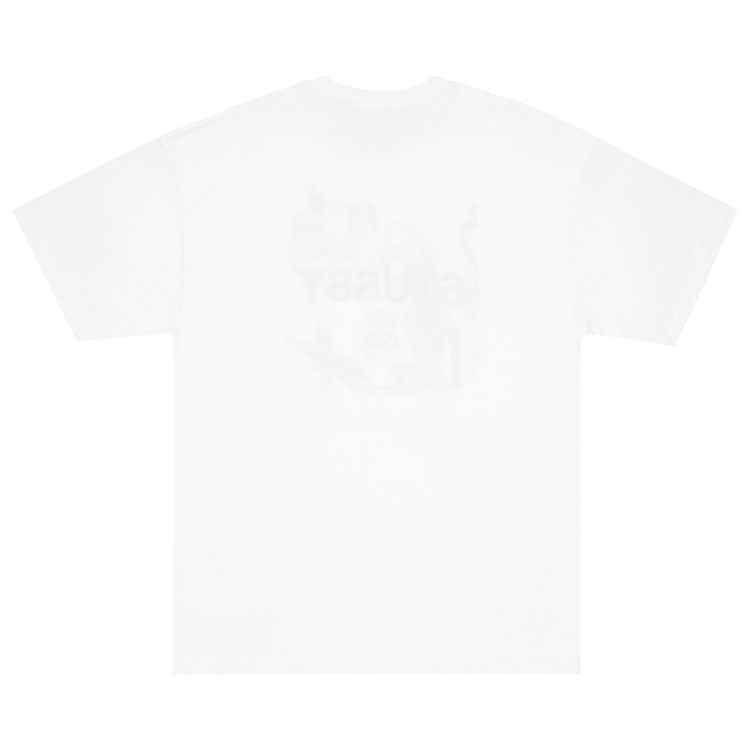 Stussy Drawing Tee WhiteBlackGreen