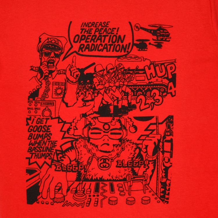 Stussy Gear Alakazam Tee RedBlack