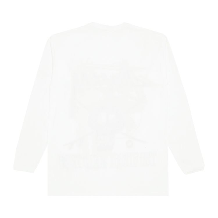 Stussy Gear World Tribe Long Sleeve Tee White