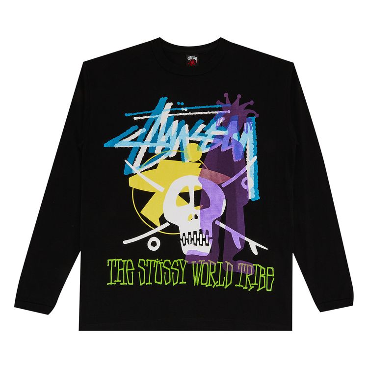 Buy Stussy Gear World Tribe Long-Sleeve Tee 