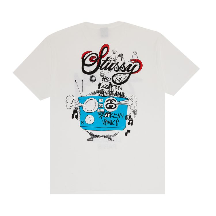 Stussy World Tour Tee WhiteRed