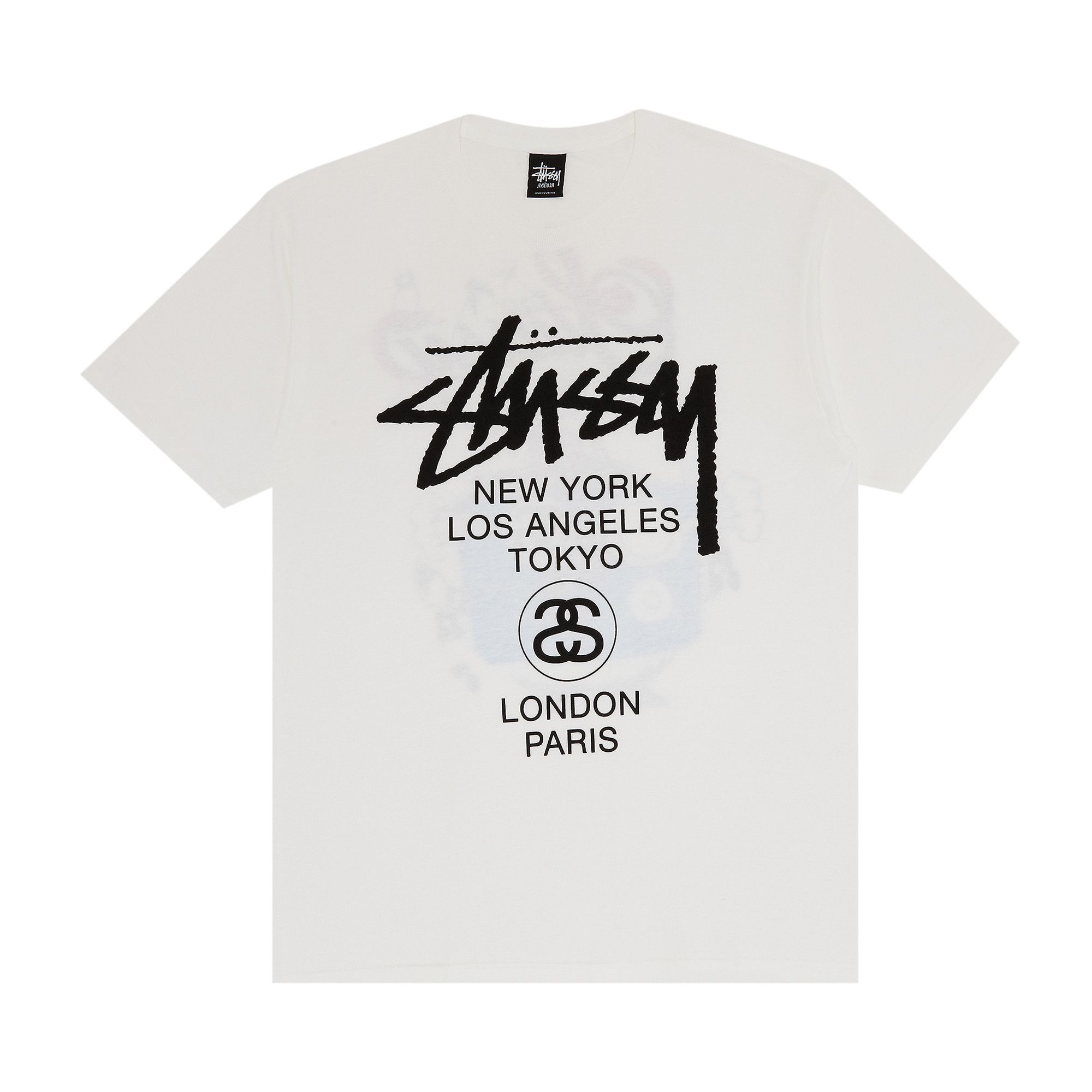 【ポイント10倍】 Buy GOAT | WTRD 1903053 - 'White/Red' Tee Tour World Stussy トップス