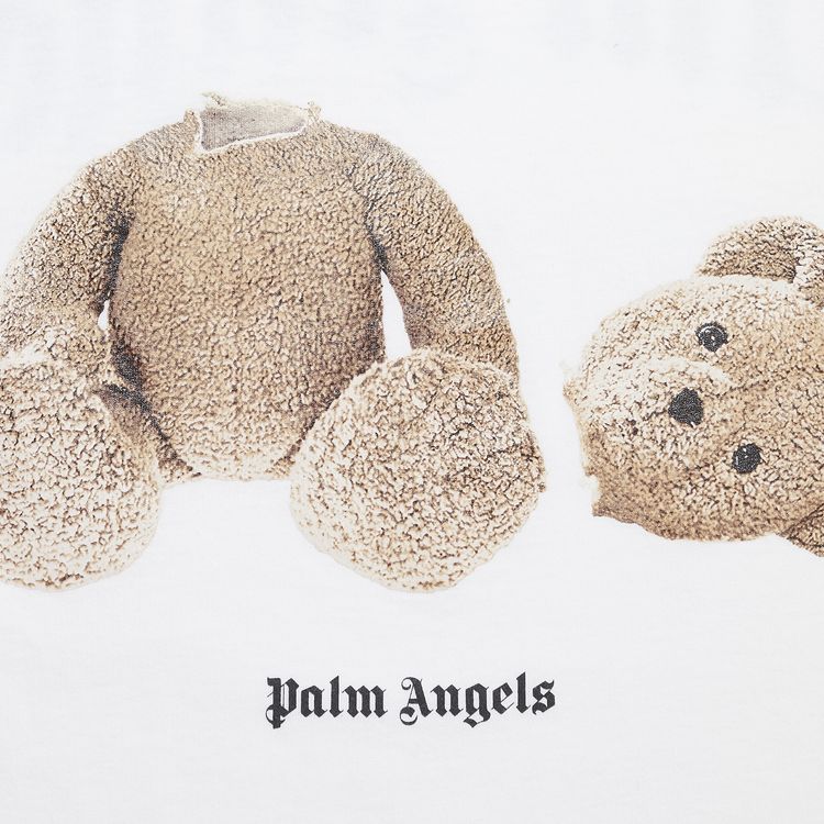 Palm Angels Bear Classic Tee WhiteBrown
