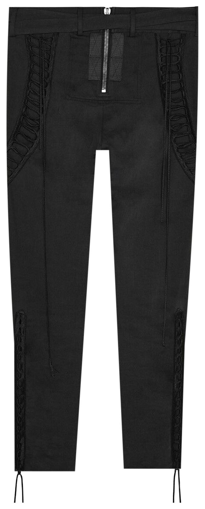 Saint Laurent Multi Lace Garbardine Pants Black