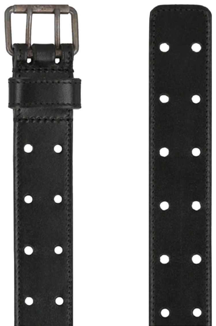 Saint Laurent Leather Belt Black