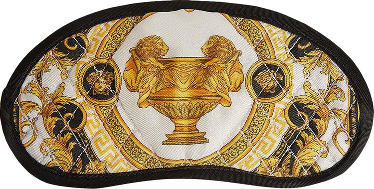 Versace La Coupe Des Dieux Silk Sleep Mask White