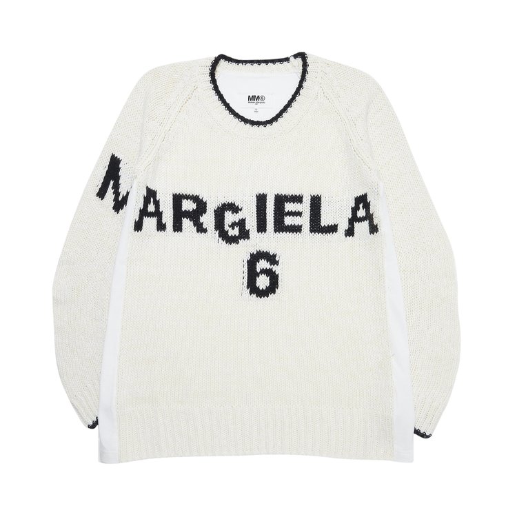 MM6 Maison Margiela Sweater 'White/Black'