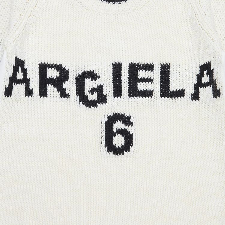 MM6 Maison Margiela Sweater WhiteBlack