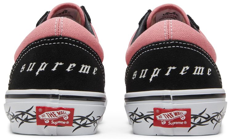 Supreme x Vans Old Skool Barbed Wire   Pink