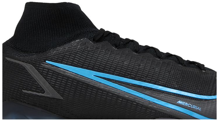 Nike Mercurial Superfly 8 Elite FG Black Photo Blue
