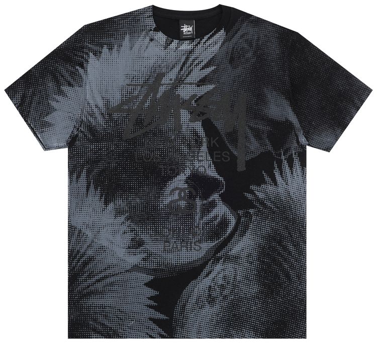 Stussy Punk Heads Tee Black