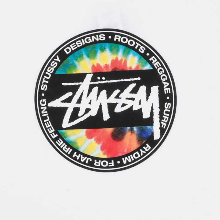 Stussy Tie Dye Dot Tee White