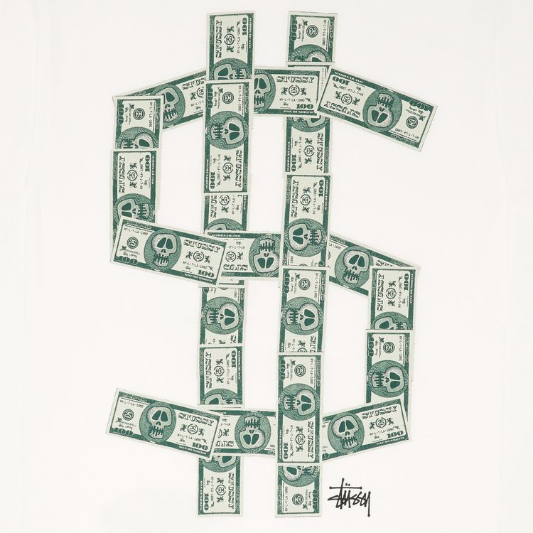 Stussy Gear Money Tee White