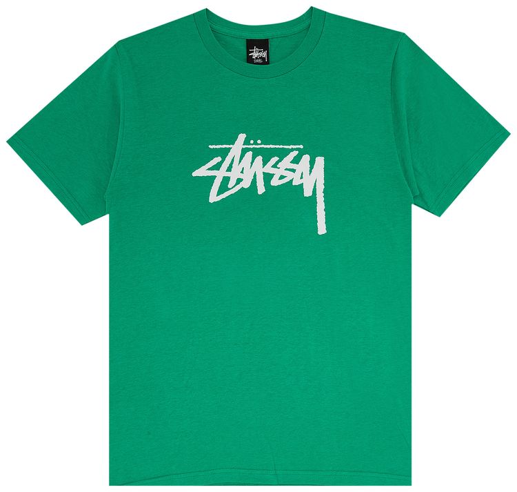 Stussy Stock Tee Green