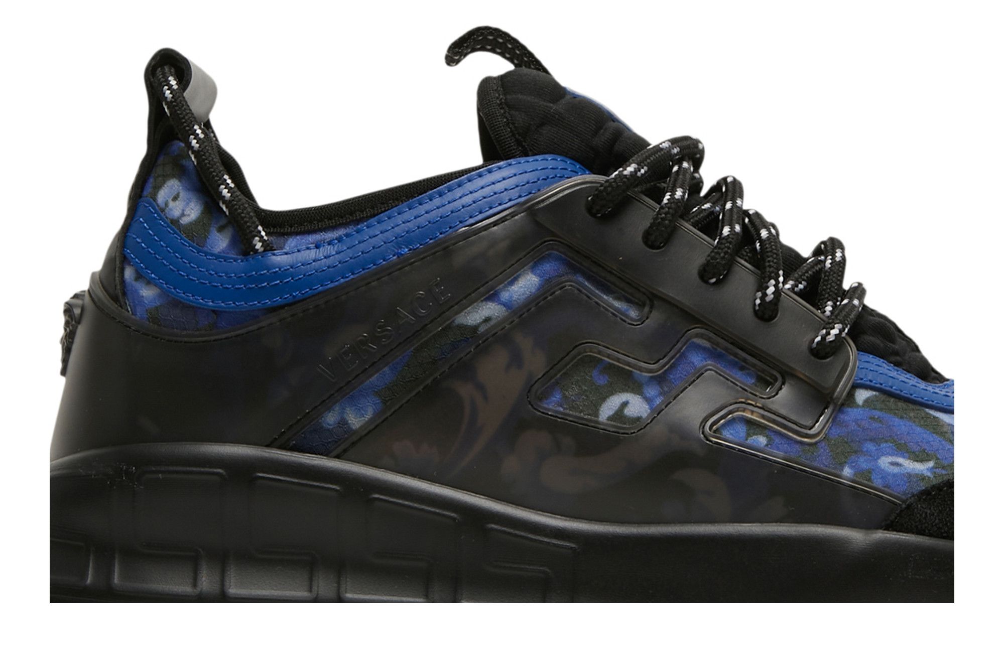 Buy Versace Chain Reaction Barocco Print Black Lapis DSU7071E 1A00843 6B370 GOAT CA