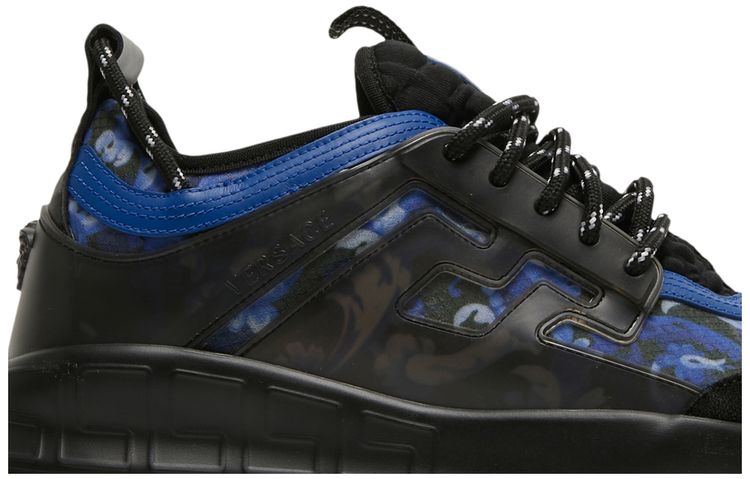 Versace Chain Reaction Barocco Print   Black Lapis