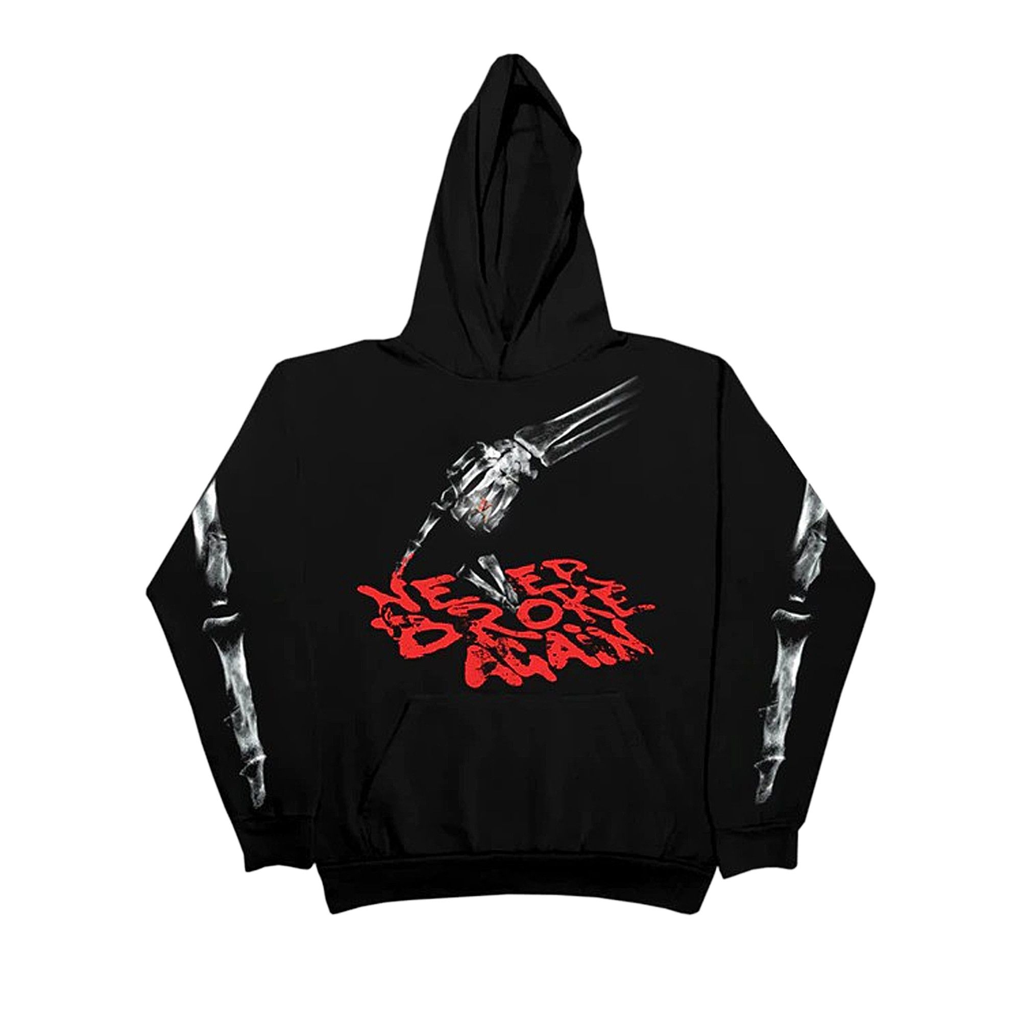 Buy Vlone x Never Broke Again Bones Hoodie Black 1020 100000106BH BLAC GOAT