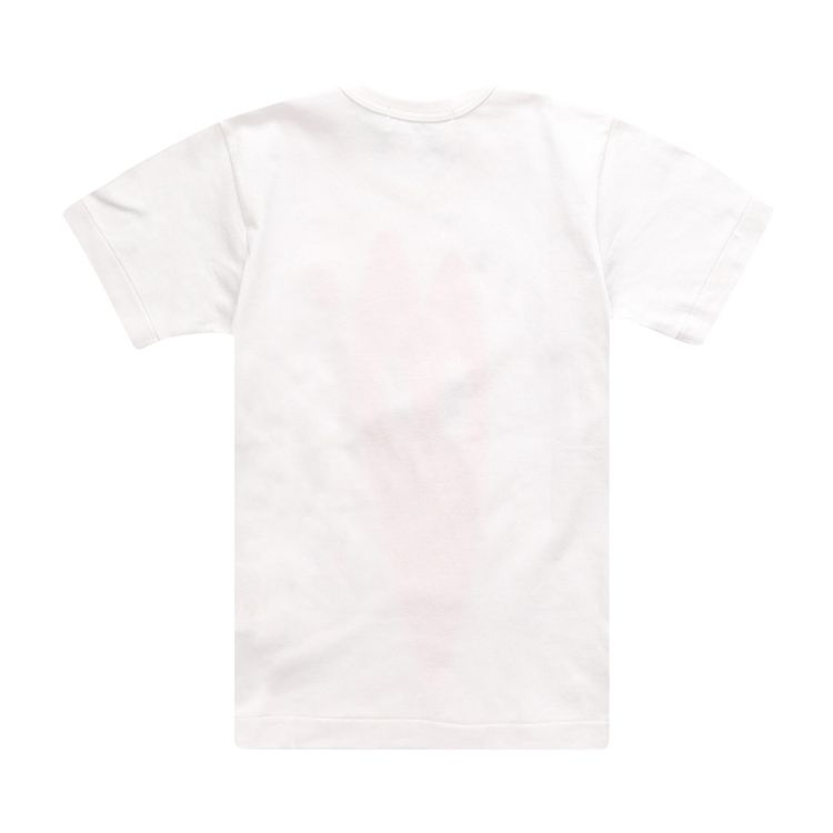 Comme des Garcons PLAY Long Heart Tee White