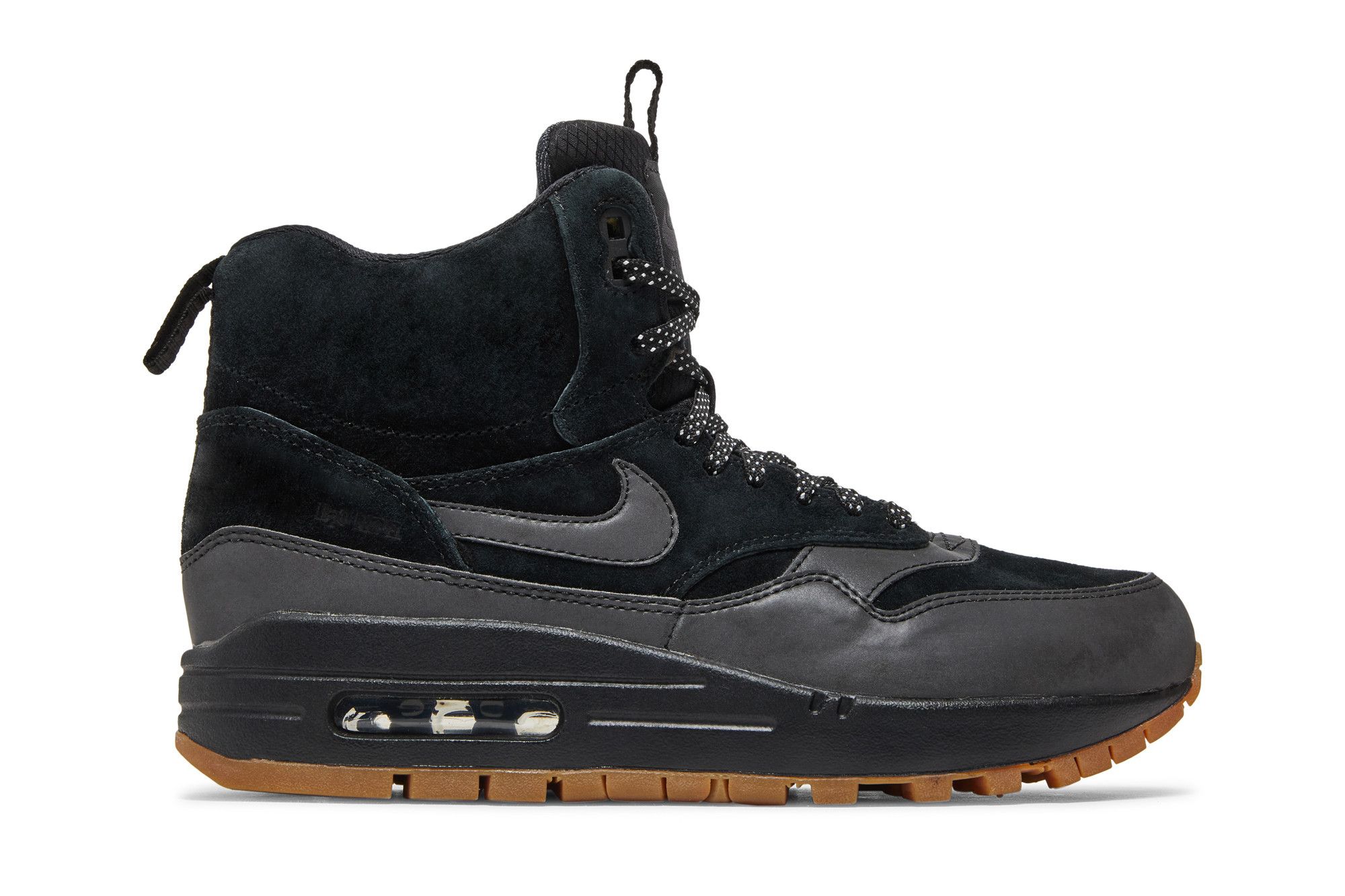 Air max hotsell one black gum
