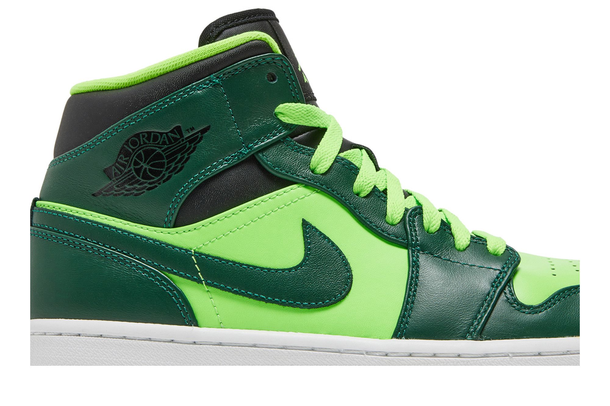 Buy Air Jordan 1 Mid 'Hulk' - 554724 330 | GOAT